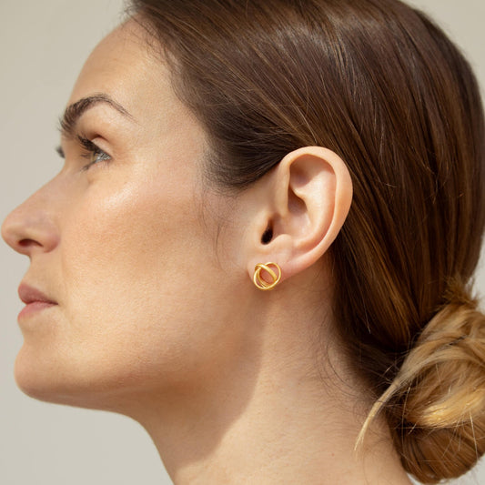 Earrings Embolic Small Golden