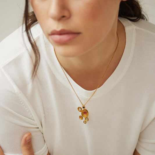 Necklace Favorita Colors Golden Small