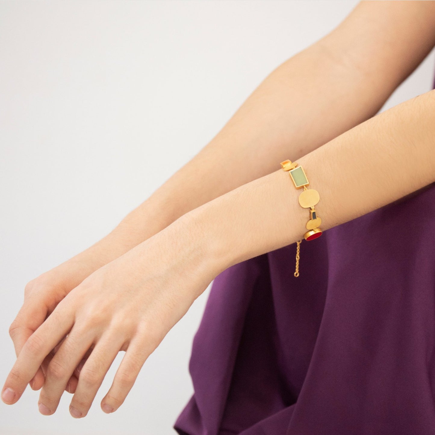 Bracelet Collage Golden