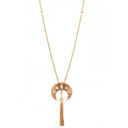 Feminin Long Necklace with Swarovski & Freshwater Pearls