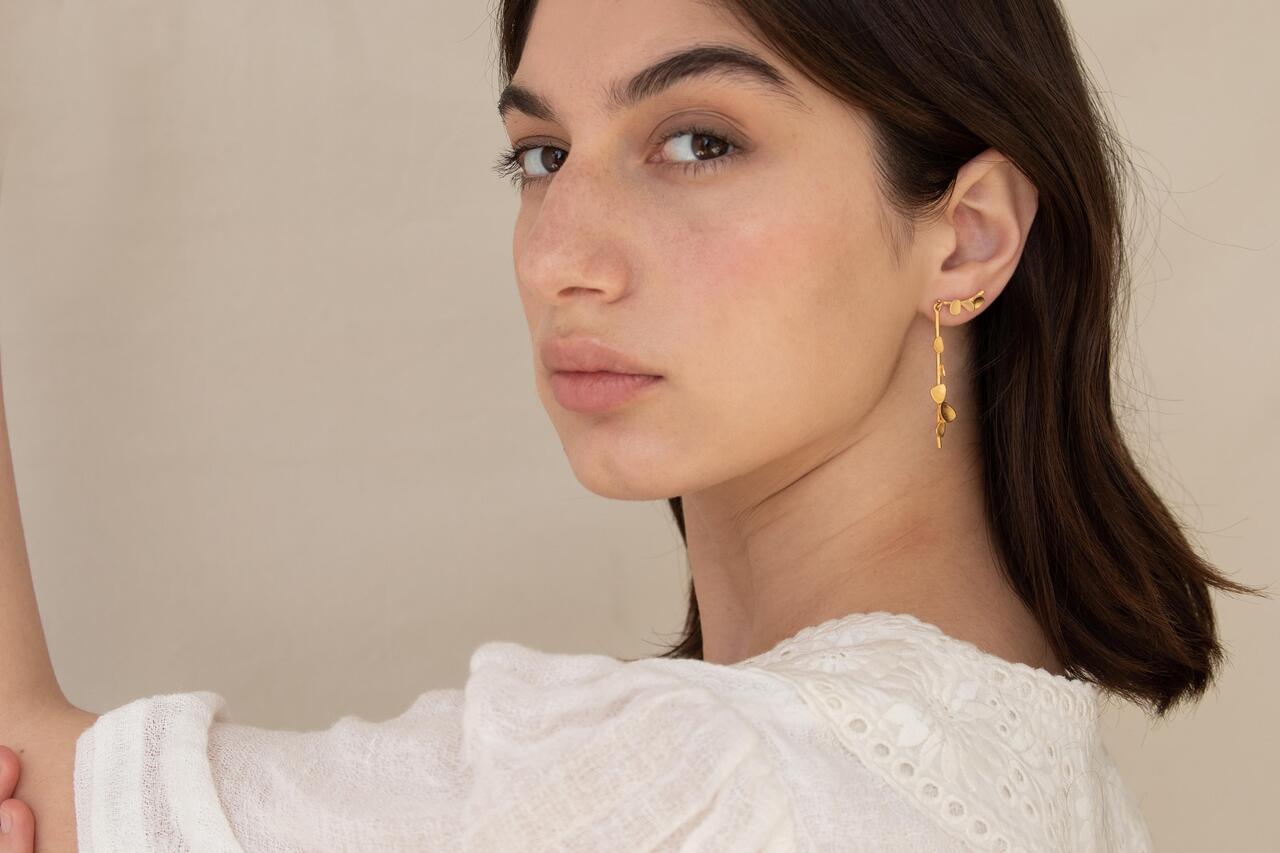 Earrings Branca Golden