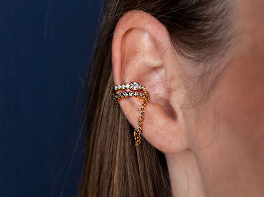 Chain Ear Cuff Gold