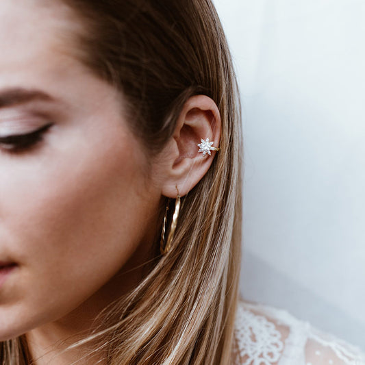 Isabela Ear Cuff Silver