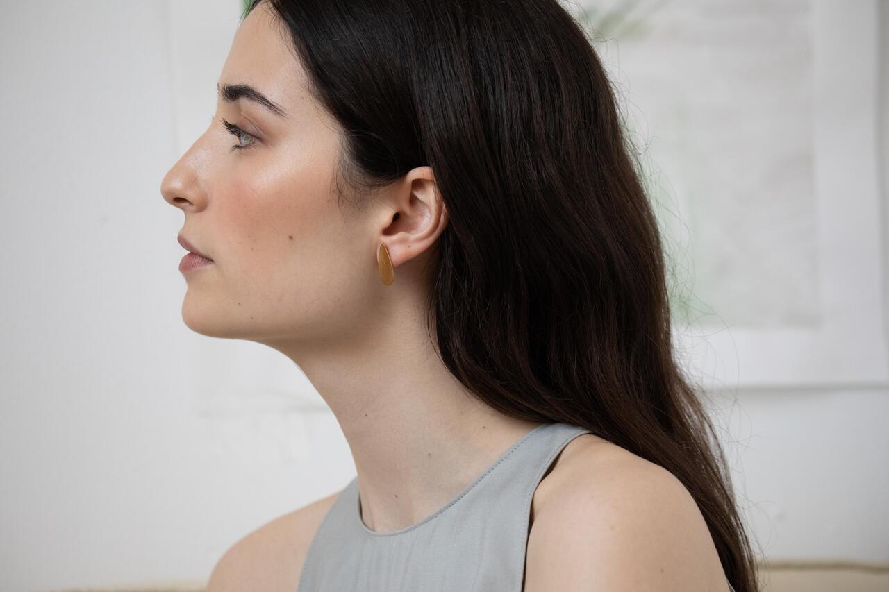 Earrings Euphorbia Golden