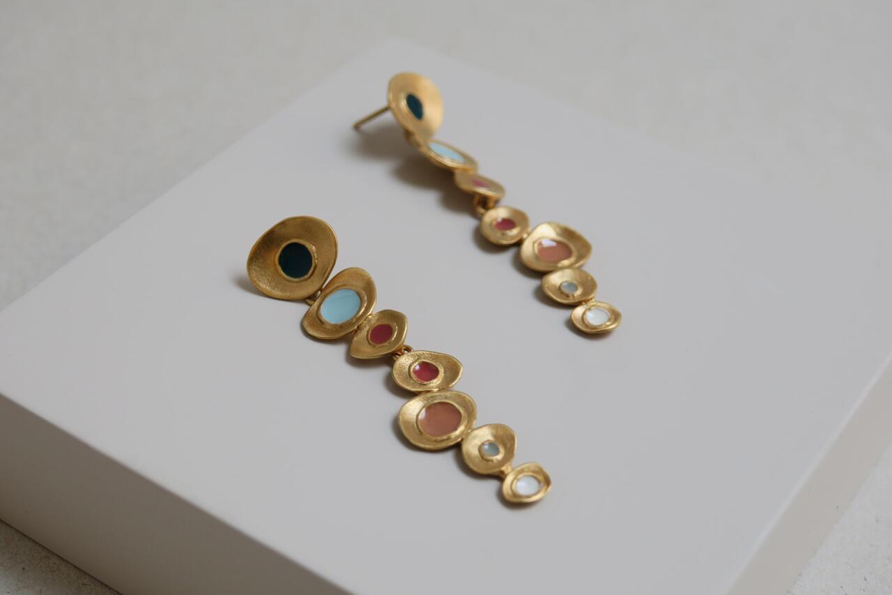 Earrings Favorita Colors Golden