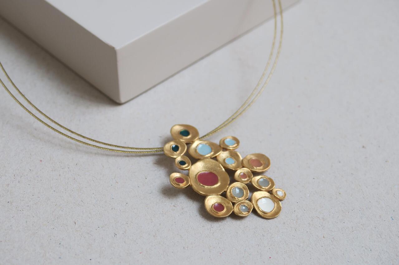 Necklace Favorita Colors Golden