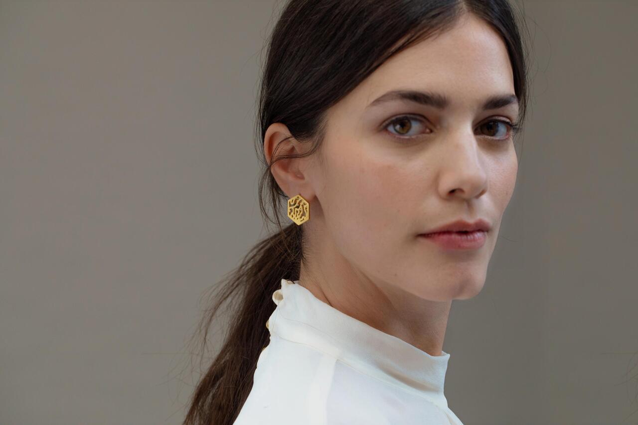 Earrings Gaudì Jewelry Golden