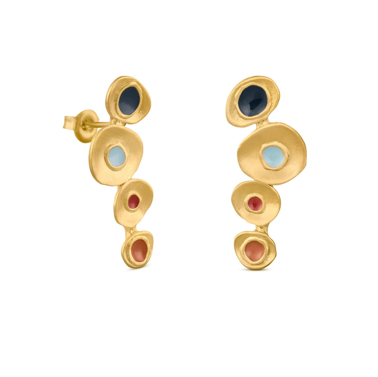 Favorita Colors Earrings Golden