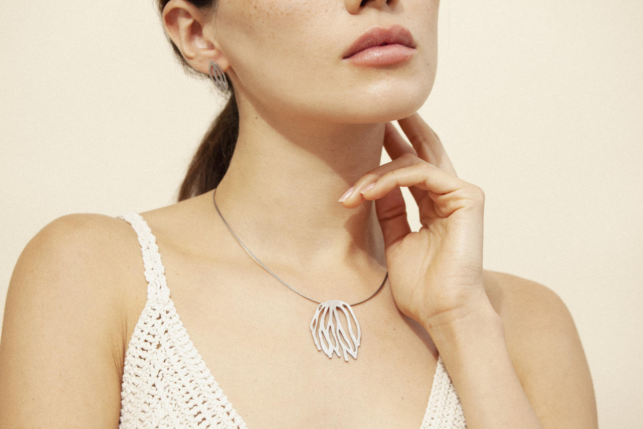 Necklace Galera Silver