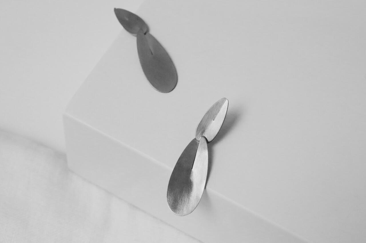 Earrings Euphorbia Silver