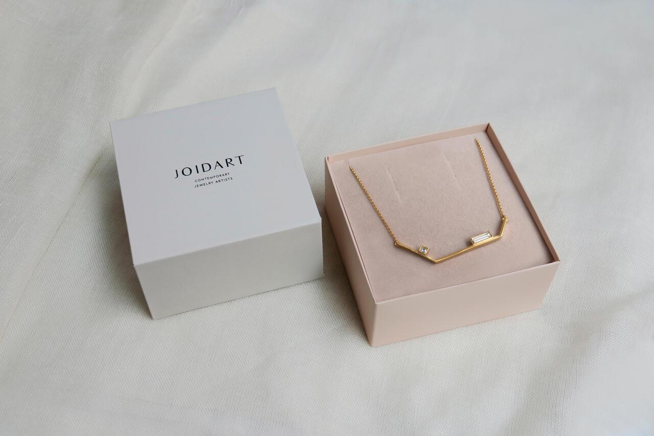 Necklace Geoda Golden