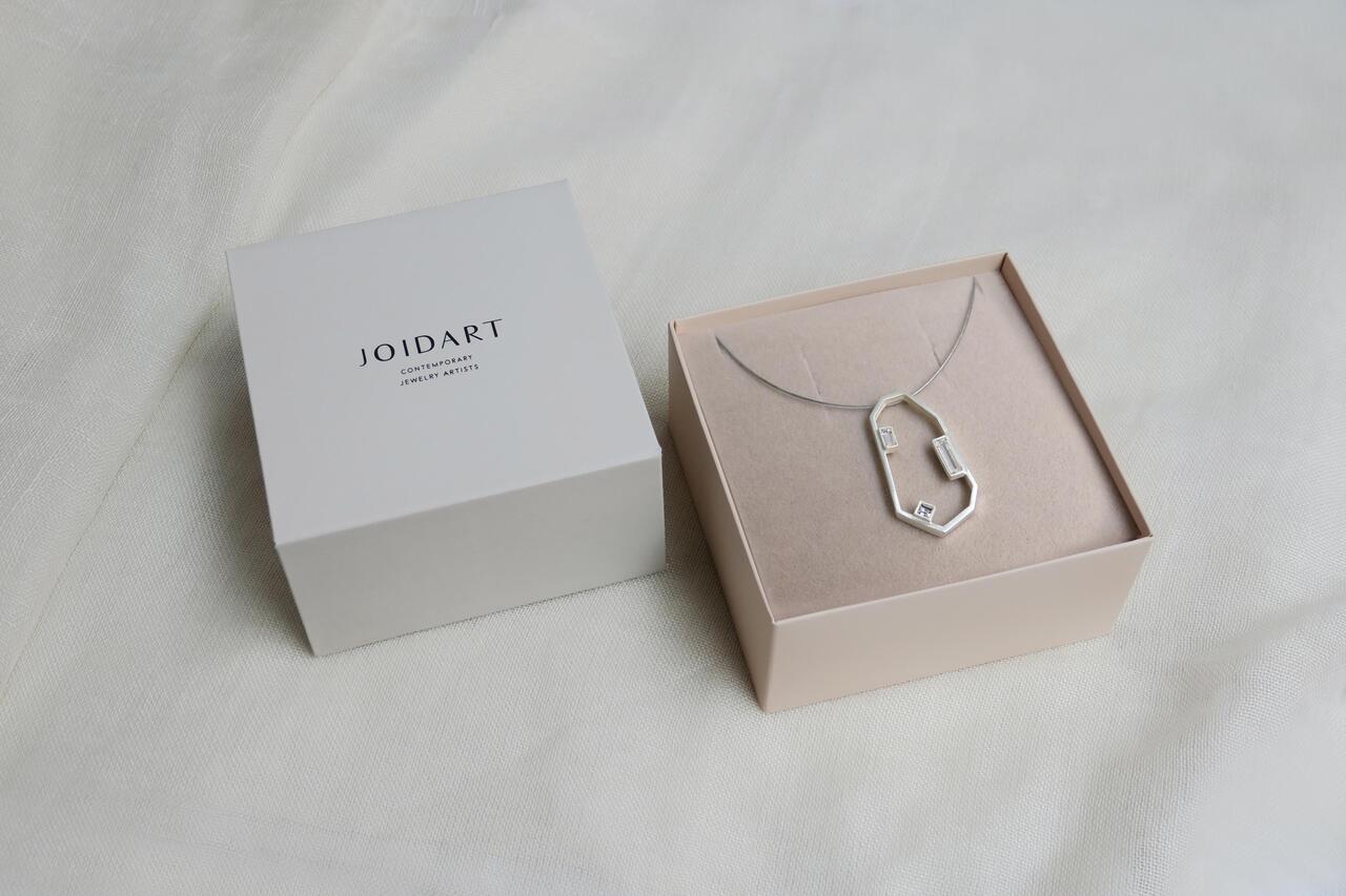 Necklace Geoda Silver