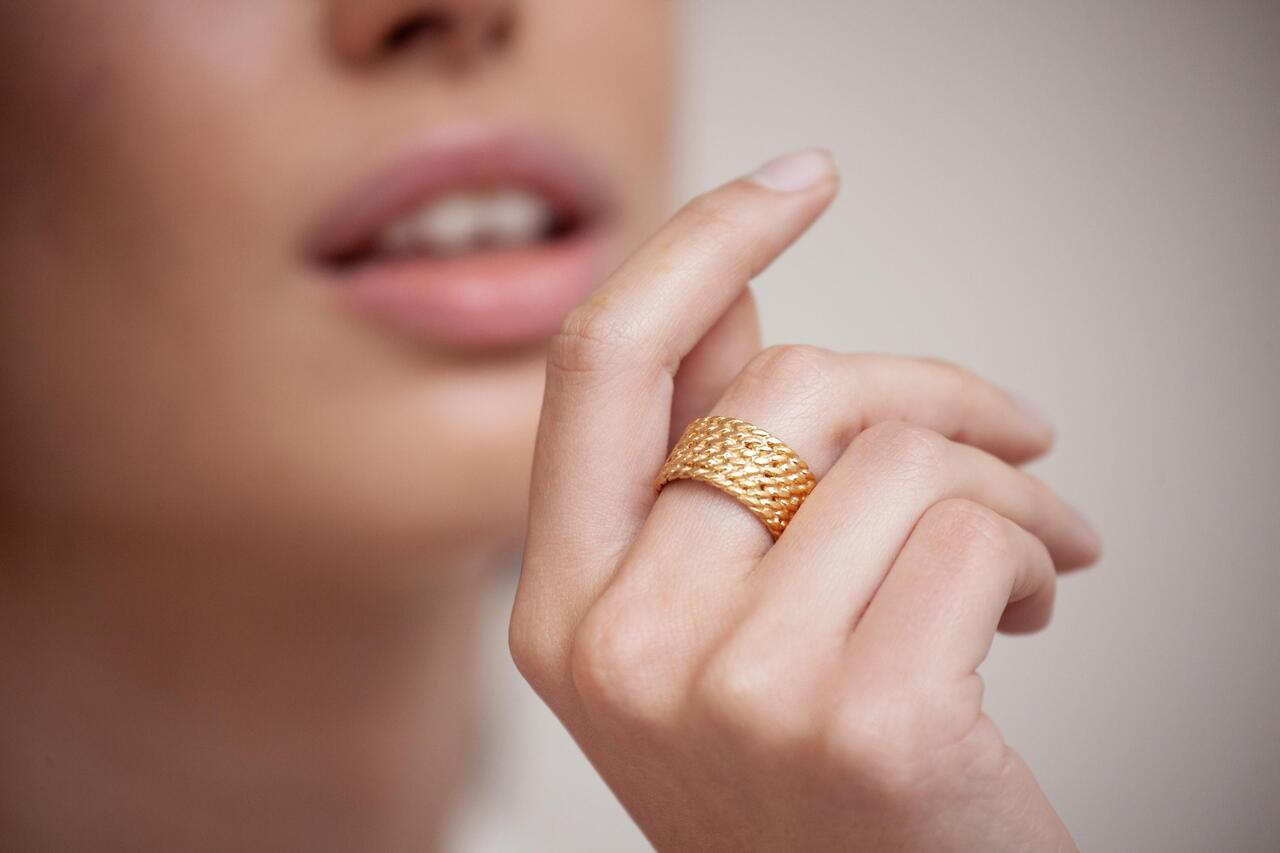 Ring Mimbre Golden