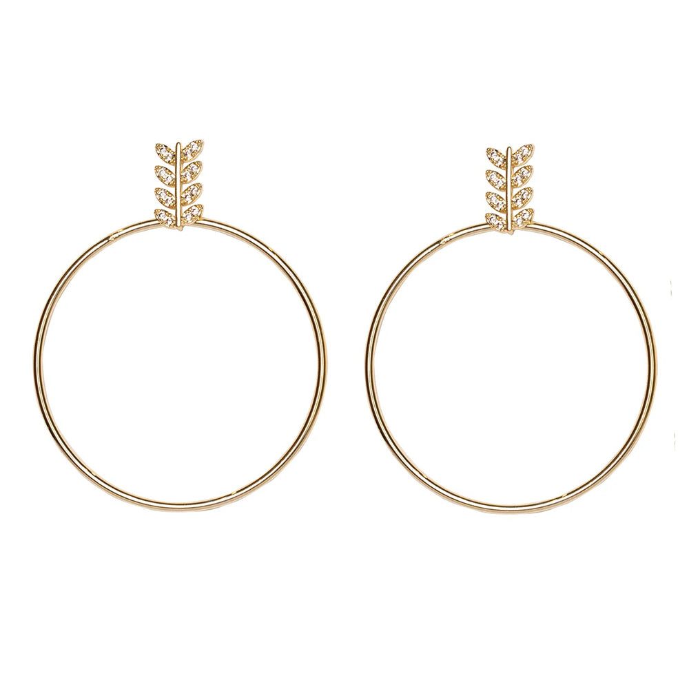 Daisy Hoops Golden