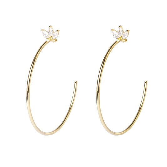 Golden Babe Hoops