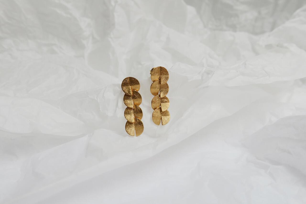 Earrings Umbrella Golden