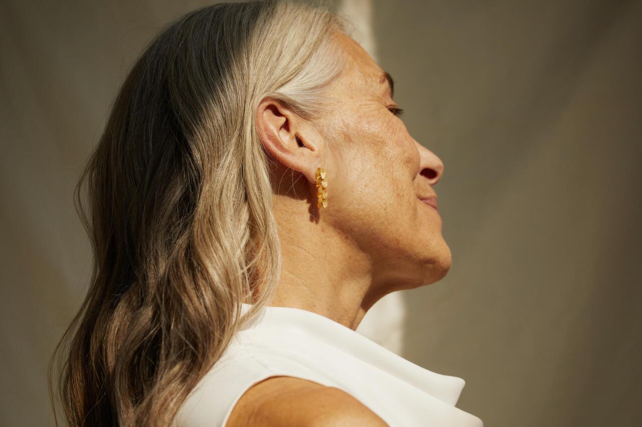 Earrings Umbrella Golden