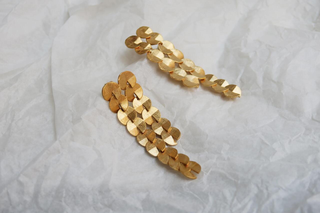 Earrings Umbrella Golden