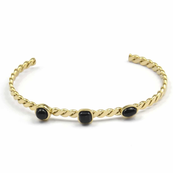 Bracelet Twisted Onyx
