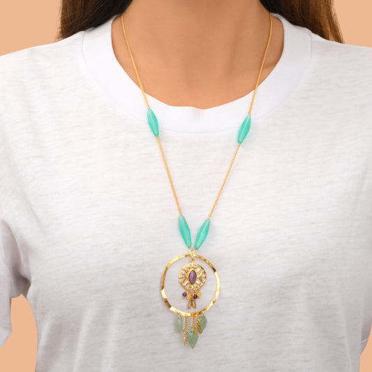 Arizona Dream aventurine pendant necklace