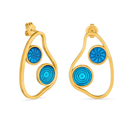 Earrings Cibes Gaudì Jewelry Golden Medium