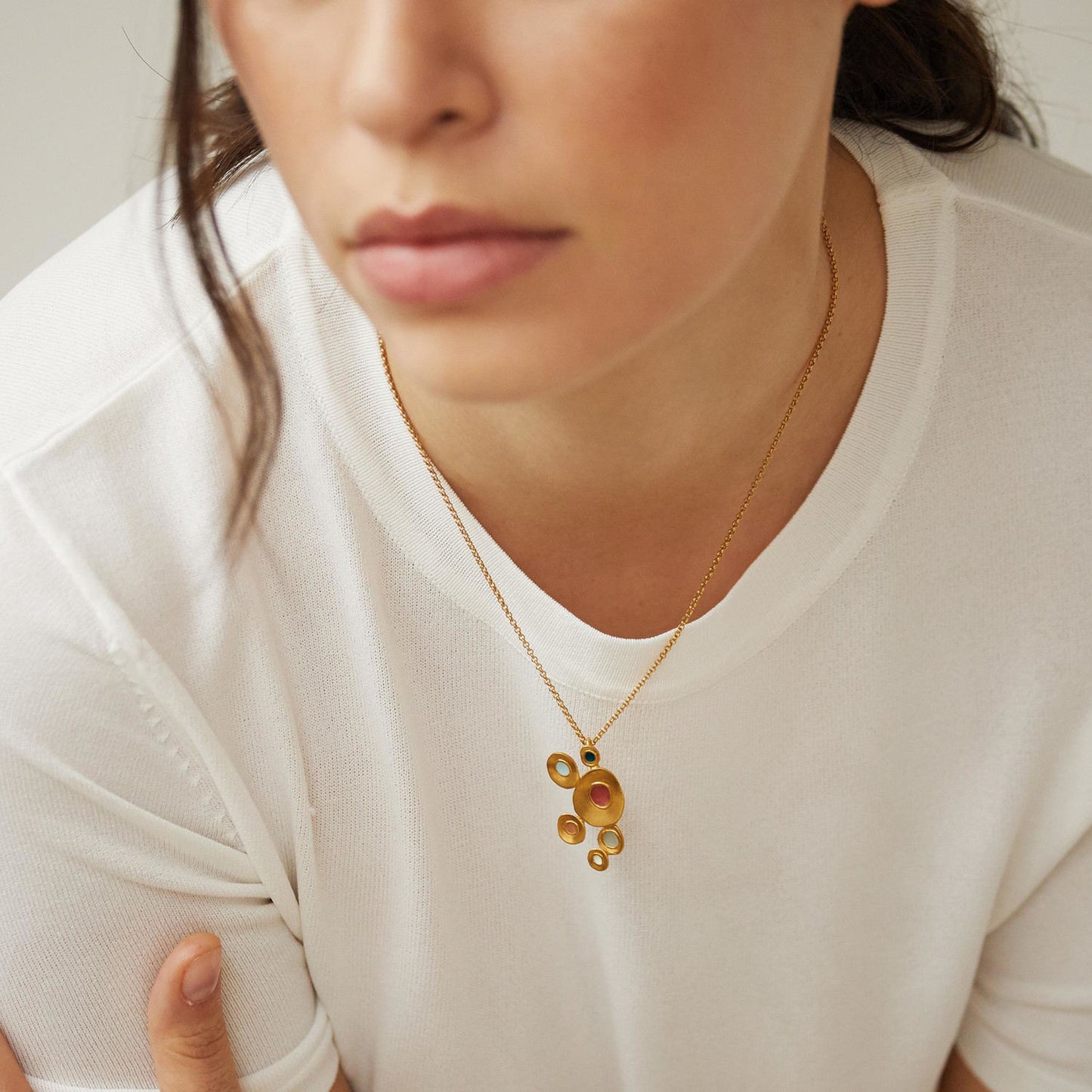 Necklace Favorita Colors Golden Small