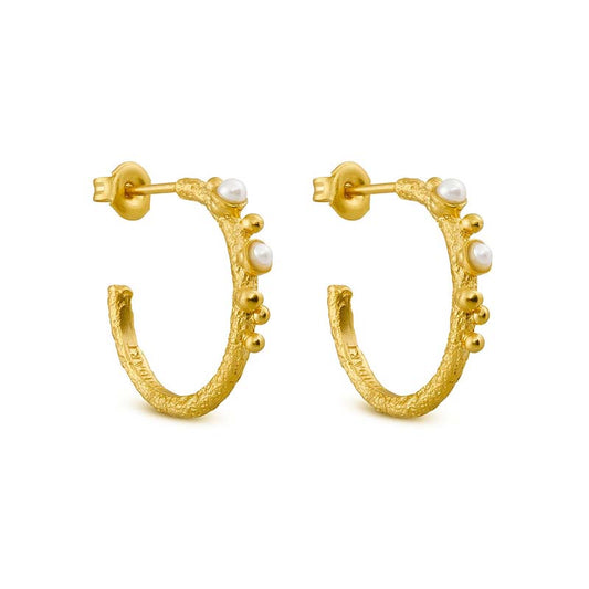 Hoop Earrings Guspira Golden