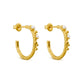 Hoop Earrings Guspira Golden