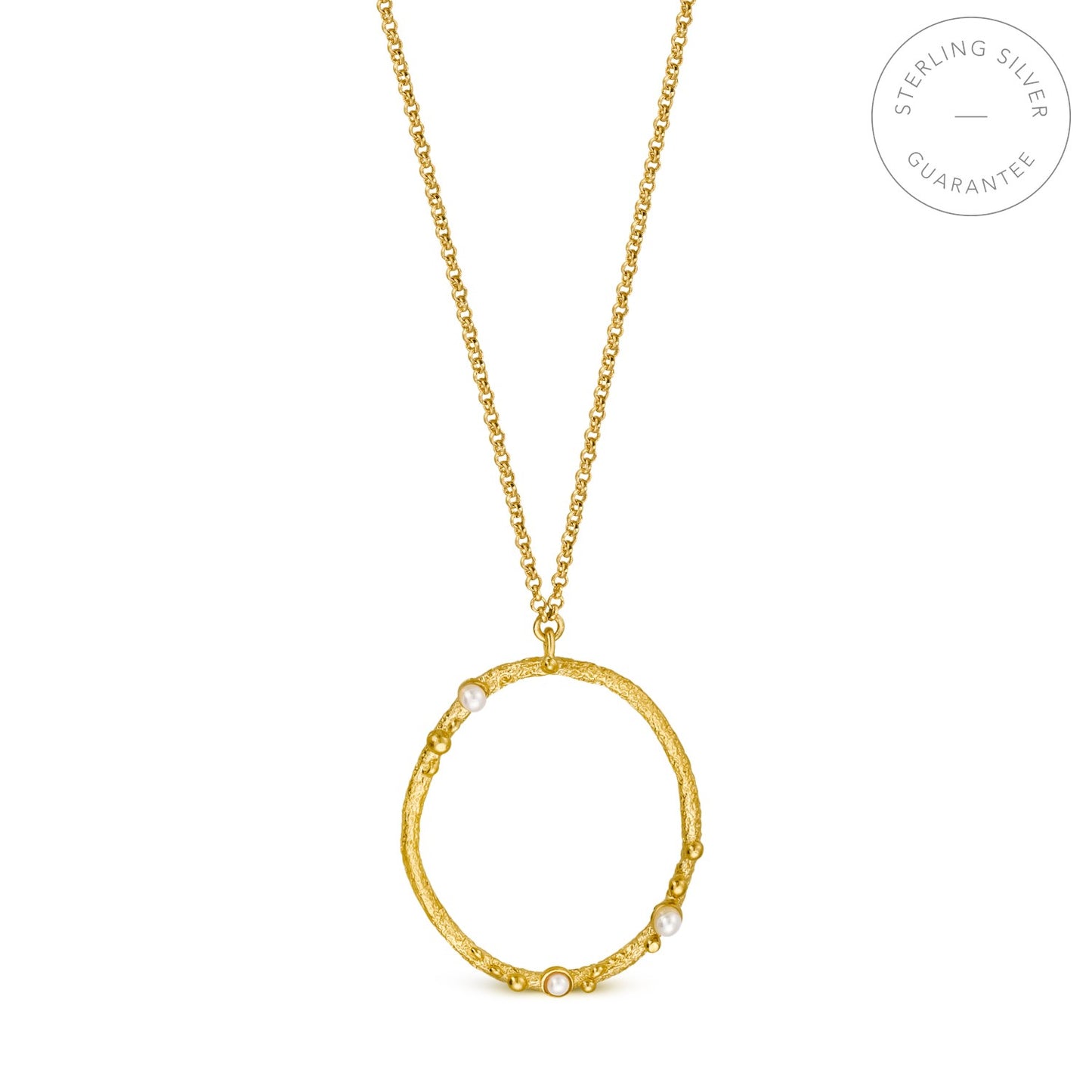 GOLDEN CIRCULAR NECKLACE GUSPIRA