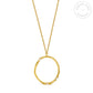 GOLDEN CIRCULAR NECKLACE GUSPIRA