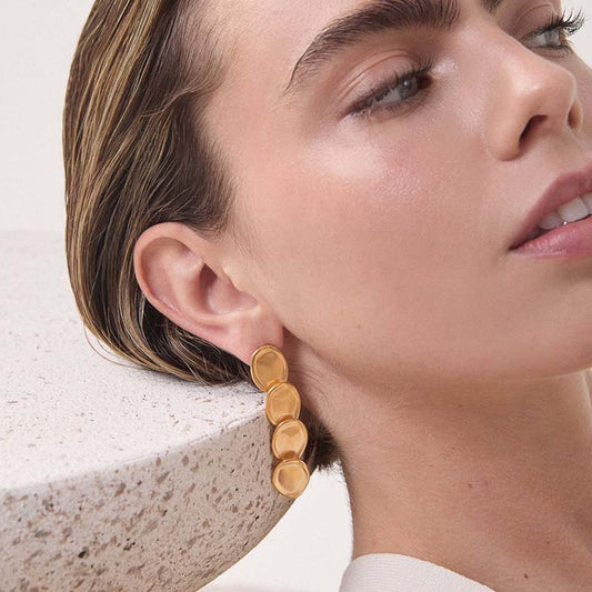 Long Earrings Cala Golden