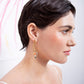 Earrings Deliri Golden Long