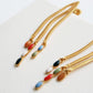 Earrings Deliri Golden Long
