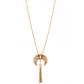 Feminin Long Necklace with Swarovski & Freshwater Pearls