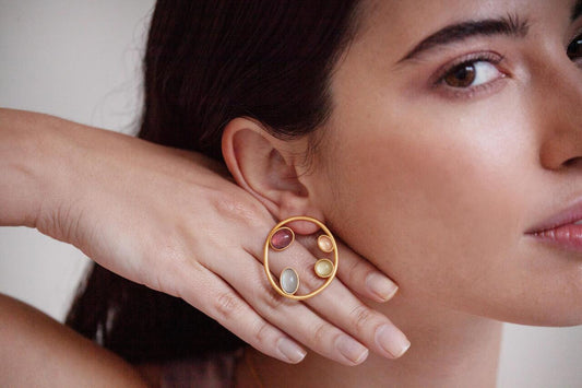 Earrings Alegria Golden