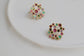 Earrings Candy Colours Golden