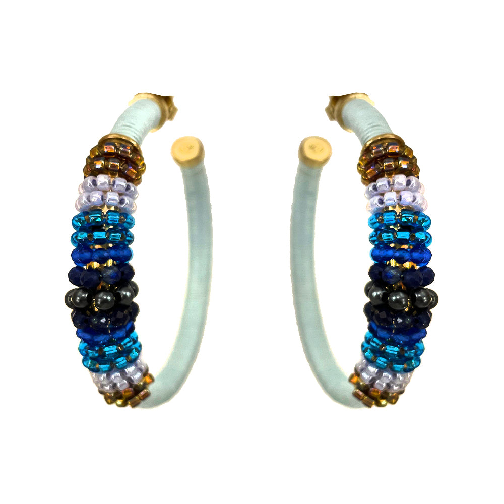 Big Hoops Saphira Beads