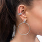 Daisy Hoops Silver
