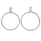 Daisy Hoops Silver