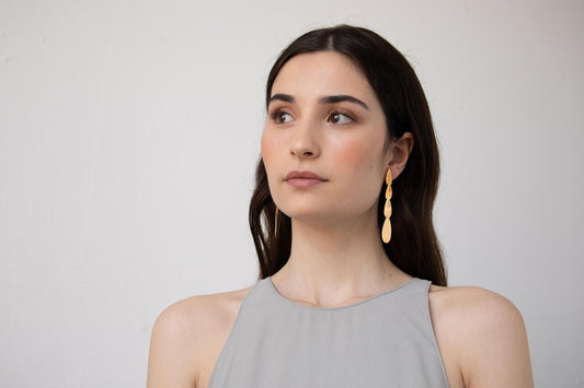 Earrings Euphorbia Golden