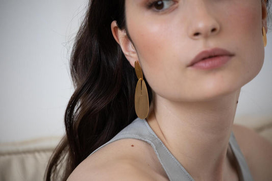 Earrings Euphorbia Golden