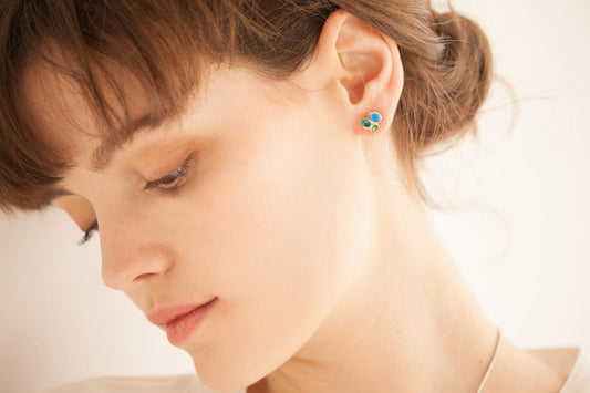 Earring Fruits Silver