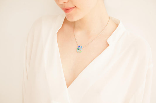 Necklace Fruits Silver