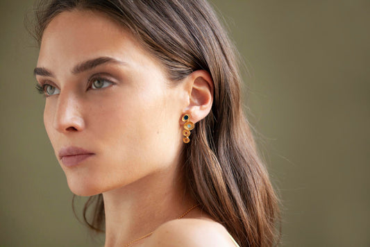 Favorita Colors Earrings Golden