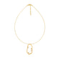 Necklace Geoda Golden