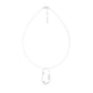 Necklace Geoda Silver