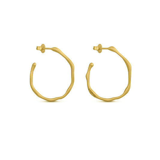 Earrings Clara Golden Medium