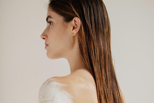 Earrings Clara Golden Medium